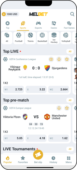 Live Betting Experience on Mobile - Melbet Pakistan