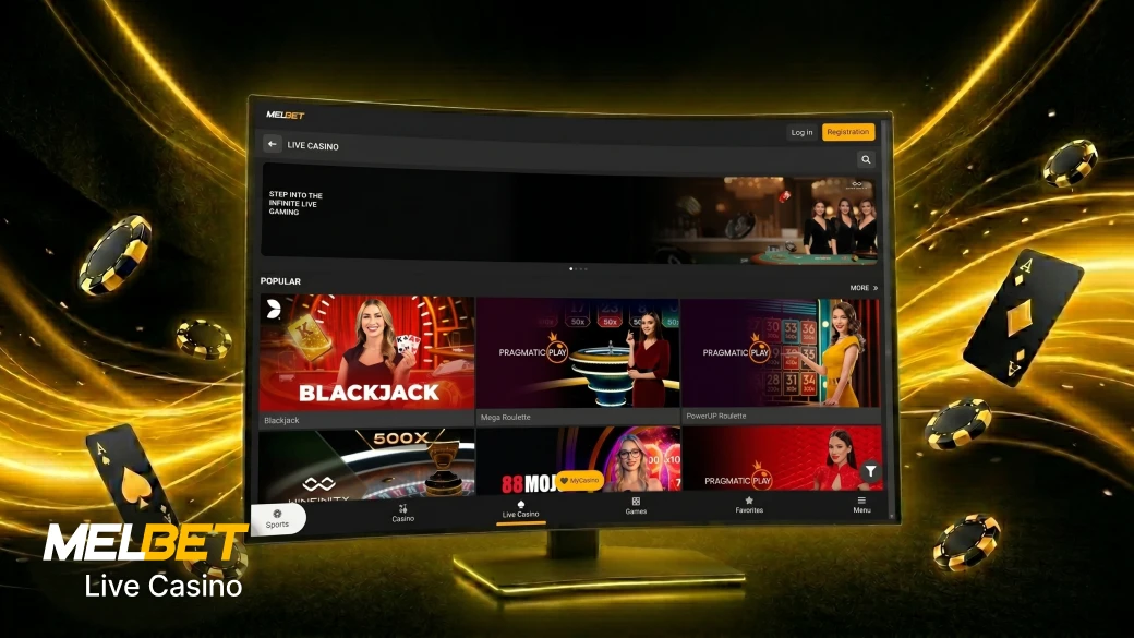 Live Casino and Popular Games - Melbet Pakistan