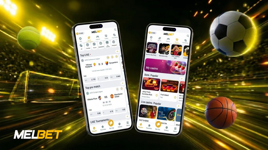 Sports Betting and Casino Features in the App - Melbet Pakistan